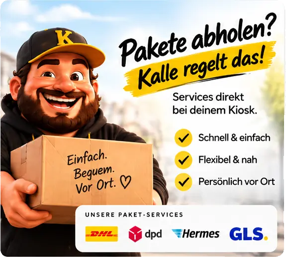 Pakete abholen? Kalle regelt das!